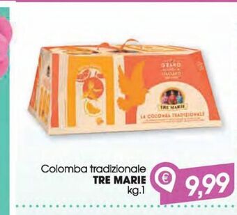 Colomba tradizionale tre marie