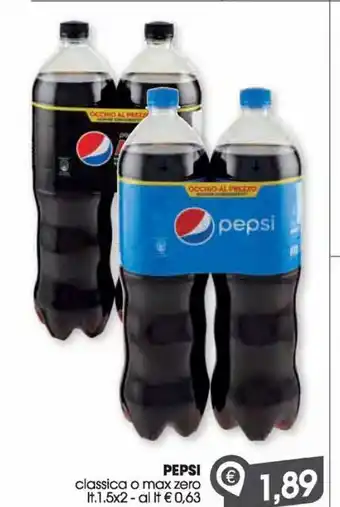 Despar Pepsi classica o max zero offerta