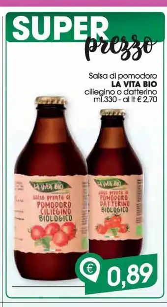 Despar Salsa di pomodoro la vita bio offerta