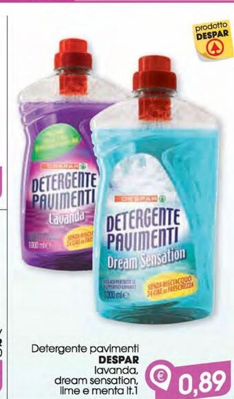 Despar Detergente pavimenti despar offerta