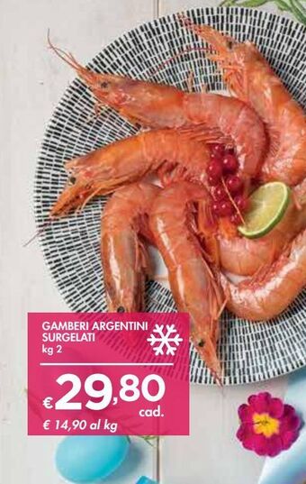 Bennet Gamberi argentini surgelati offerta