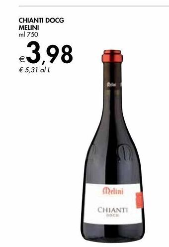 Bennet Chianti docg melini offerta