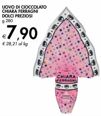 Bennet Uova di cioccolato chiara ferragni dolci preziosi g 280 offerta