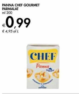 Panna chef gourmet parmalat ml 200