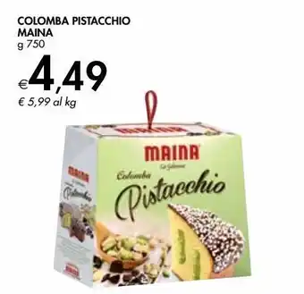 Bennet Colomba pistacchio maina g 750 offerta
