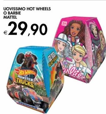 Bennet Uovissimo hot wheels o barbie mattel offerta