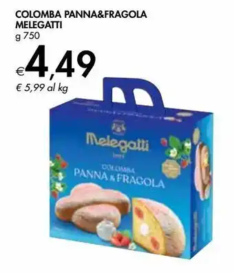 Bennet Colomba panna & fragola melegatti g 750 offerta