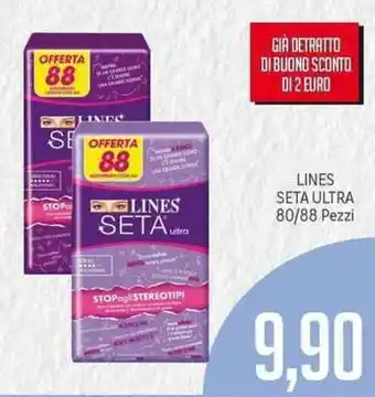 Supermercati Piccolo Lines Seta Ultra 80/88 Pezzi offerta