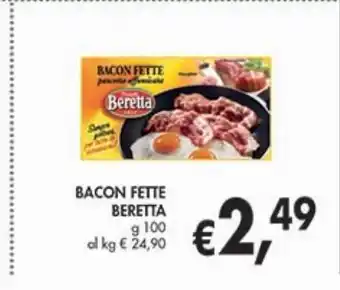 Bacon fette beretta