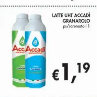 Latte uht accadì granarolo