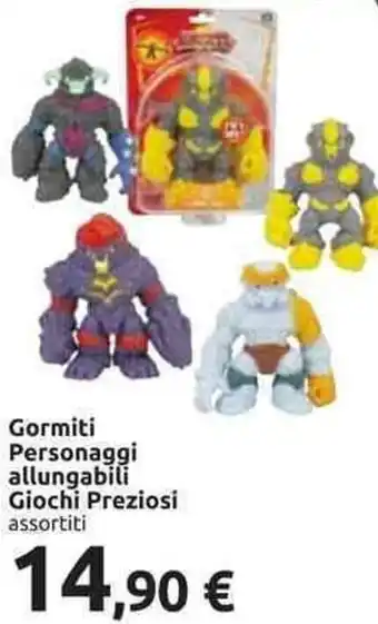Carrefour Gormiti Personaggi allungabili Giochi Preziosi offerta