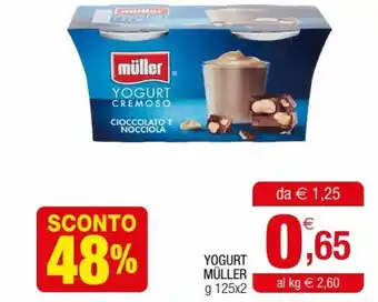 Müller Yogurt Cremoso 125 g x 2