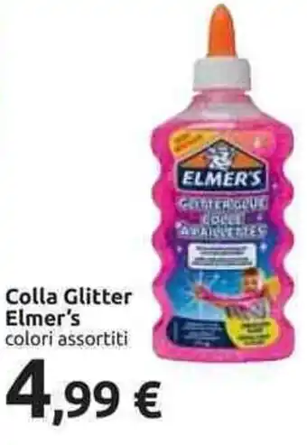 Carrefour Elmer's Colla Glitter offerta