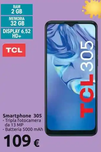 Carrefour TCL Smartphone 305 offerta