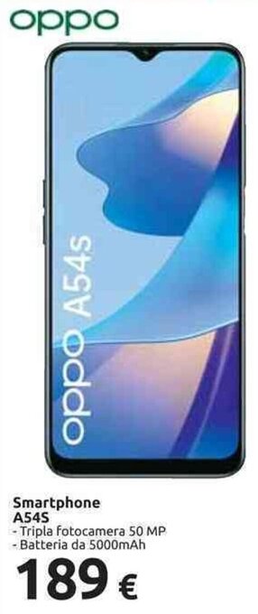 Carrefour Oppo Smartphone A54S offerta