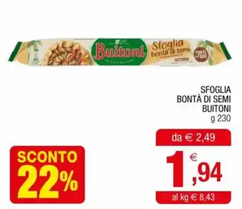 Buitoni Sfoglia Bontà di Semi 230 g