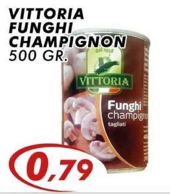 Dolce Sosta Supermercati Vittoria Funghi Champignon 500 gr. offerta