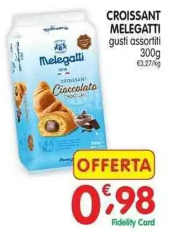 D'Ambros Melegatti Croissant 300g offerta
