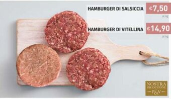 Prezzemolo e Vitale Hamburger di Salsiccia offerta