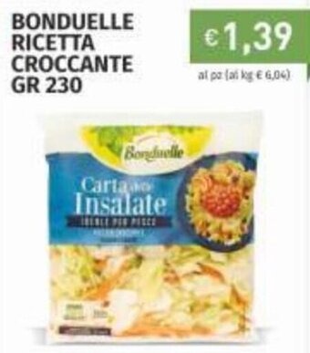 Prezzemolo e Vitale Bonduelle Ricetta Croccante 230 gr offerta