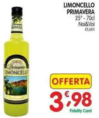 D'Ambros Noi&Voi Limoncello Primavera 70 cl offerta