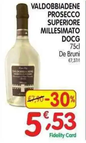 D'Ambros De Bruni Valdobbiadene Prosecco Superiore Millesimato DOCG 75cl offerta