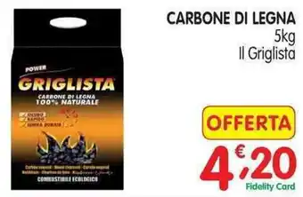 Griglista Carbone di Legna 5kg