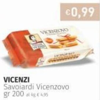 Prezzemolo e Vitale Vicenzi Savoiardi Vicenzovo 200 gr offerta