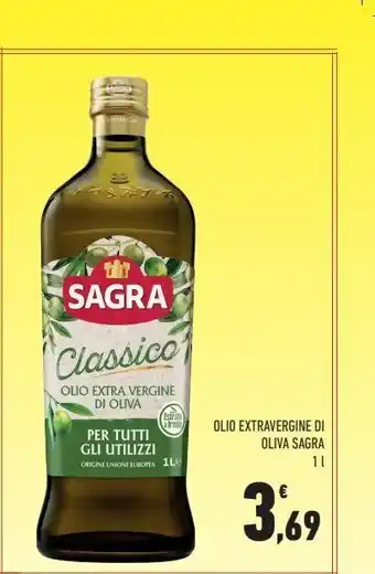 Conad Olio extra vergine di oliva sagra 1 l offerta
