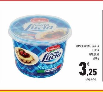 Conad Mascarpone santa lucia galbani 500g offerta