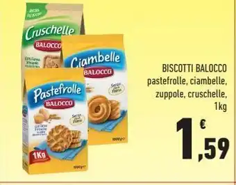 Conad Biscotti balocco pastefrolle, ciambelle, zuppole, cruschelle 1 kg offerta