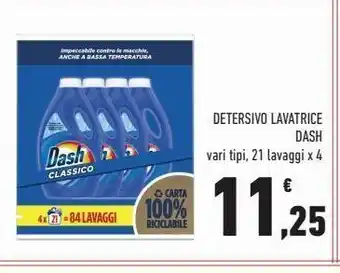 Conad Detersivo lavatrice dash vari tipi 21 lavaggi x4 offerta