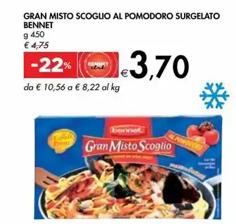Bennet Gran misto scoglio e pomodoro surgelato bennet offerta