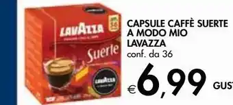 Bennet Capsule di caffè suerte a modo mio lavazza offerta