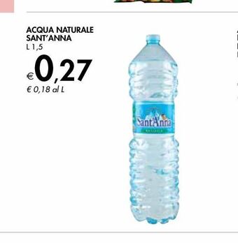 Bennet Acqua naturale sant'anna offerta