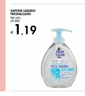 Bennet Sapone liquido fresh&clean offerta
