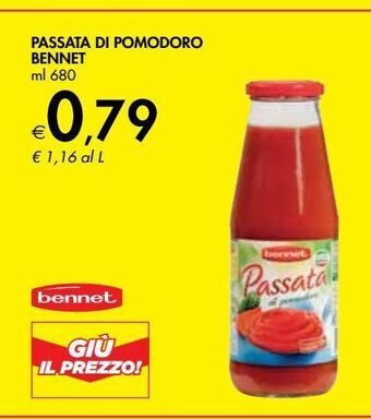 Bennet Passata di pomodoro bennet offerta