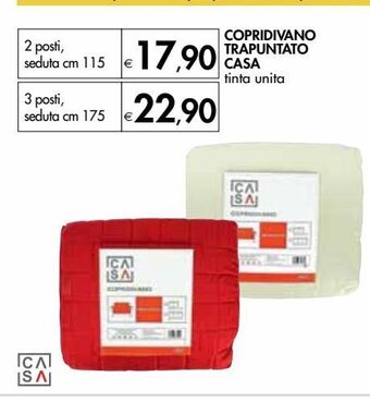 Copridivano trapuntato casa