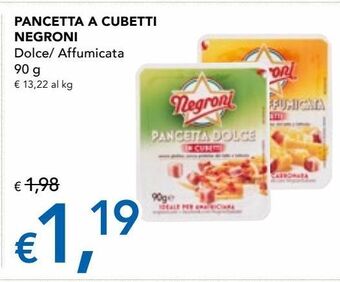 Migross Superstore Pancetta a cubetti negroni offerta