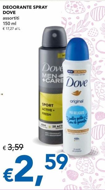 Migross Superstore Deodorante spray dove offerta