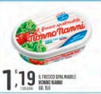 Eurospar Il fresco spalmabile nonno nanni offerta