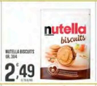 Eurospar Nutella biscuits offerta