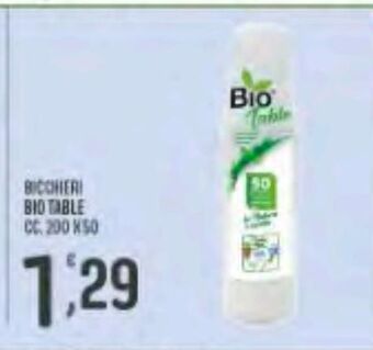 Bicchieri bio table