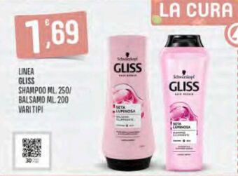 Despar Linea gliss shampoo/balsamo offerta