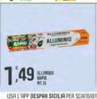 Despar Alluminio rapid offerta