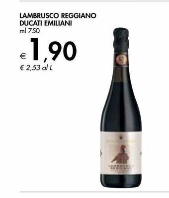 Bennet Lambrusco reggiano ducati emiliani offerta