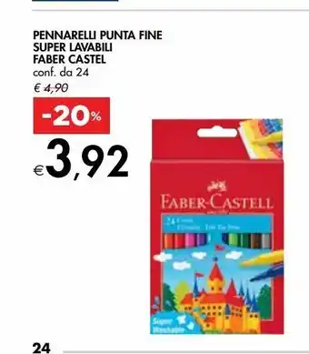 Bennet Pennarelli punta fine super lavabili fabri castel offerta