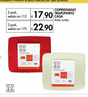 Bennet Copridivano trapunto casa 2 posti offerta