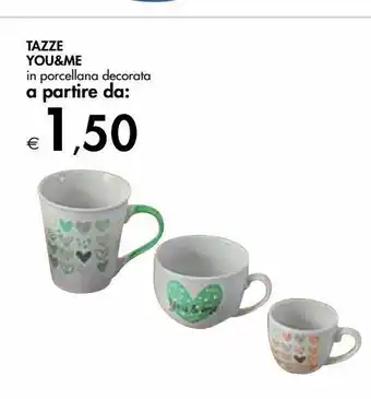 Bennet Tazze you & me offerta