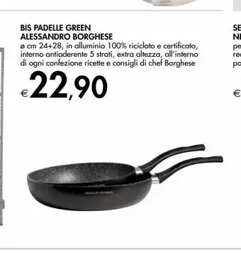 Bennet Bis padelle green alessandro borghese offerta
